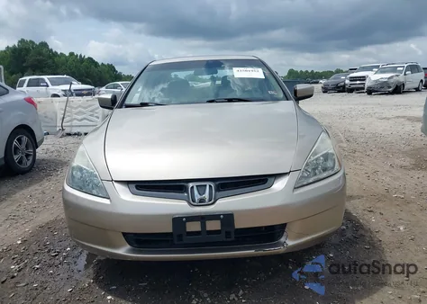 2003 Honda Accord 2.4 Lx из США, поврежденный, VIN 1HGCM56463A089940
